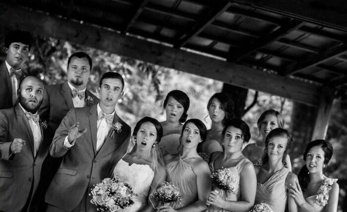Photographer Faceplants but Snaps an Epic Wedding Pic