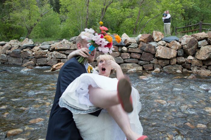When Husband Picks Up Wife by a Creek and Chaos Ensues