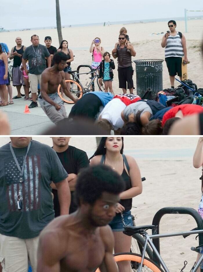 Street Performer’s Face Before a Big Stunt? Nailed It!