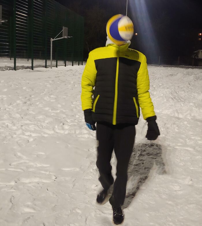 Me Doing Keepie Uppies (Thinking I’m Cool)