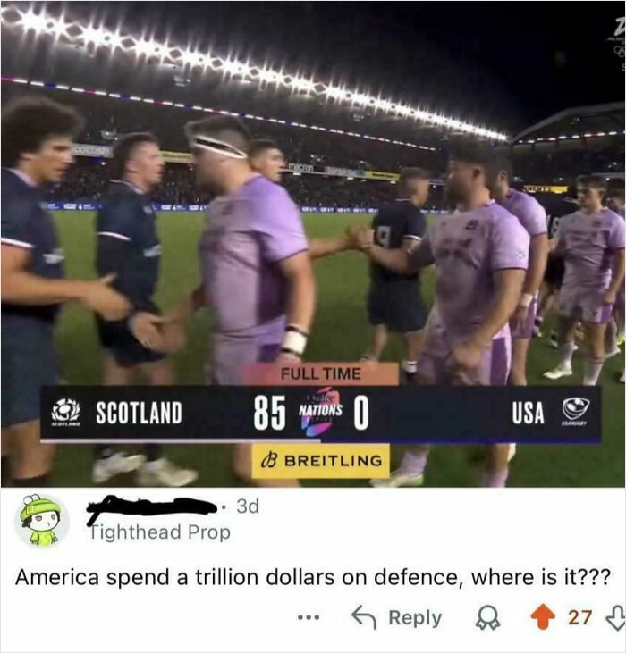 Unique Insult Found in USA vs. Scotland Match Chat