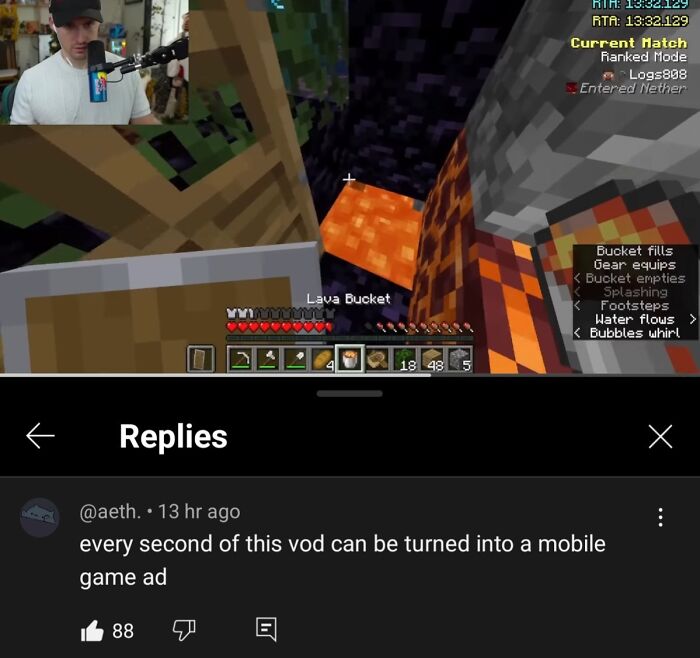 Ludwig’s Minecraft Speedrun? Roasted to Perfection.