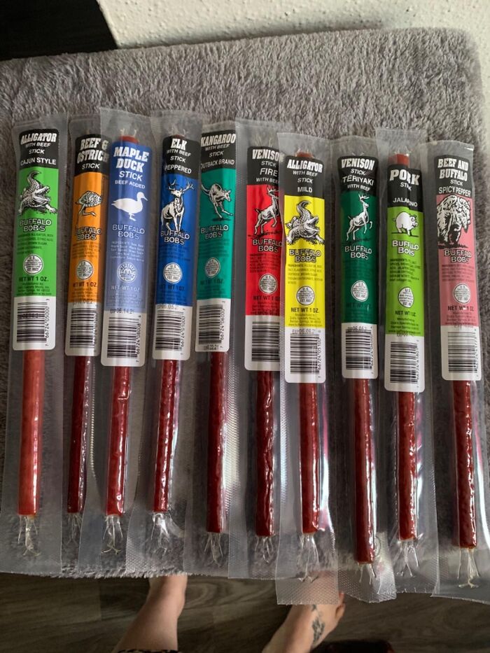 Buffalo Bob's Wild Game Meat Snacks: Slim Jim's Weird Cousins