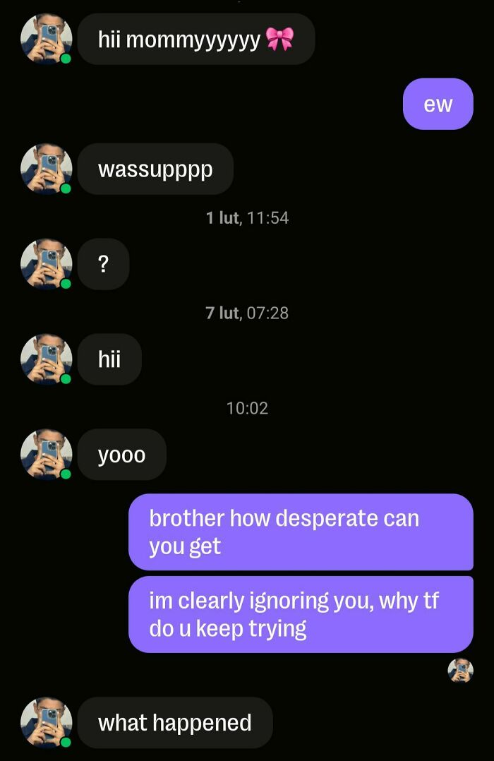 When Guys Just Can't Stop Chatting to Themselves in Your DMs