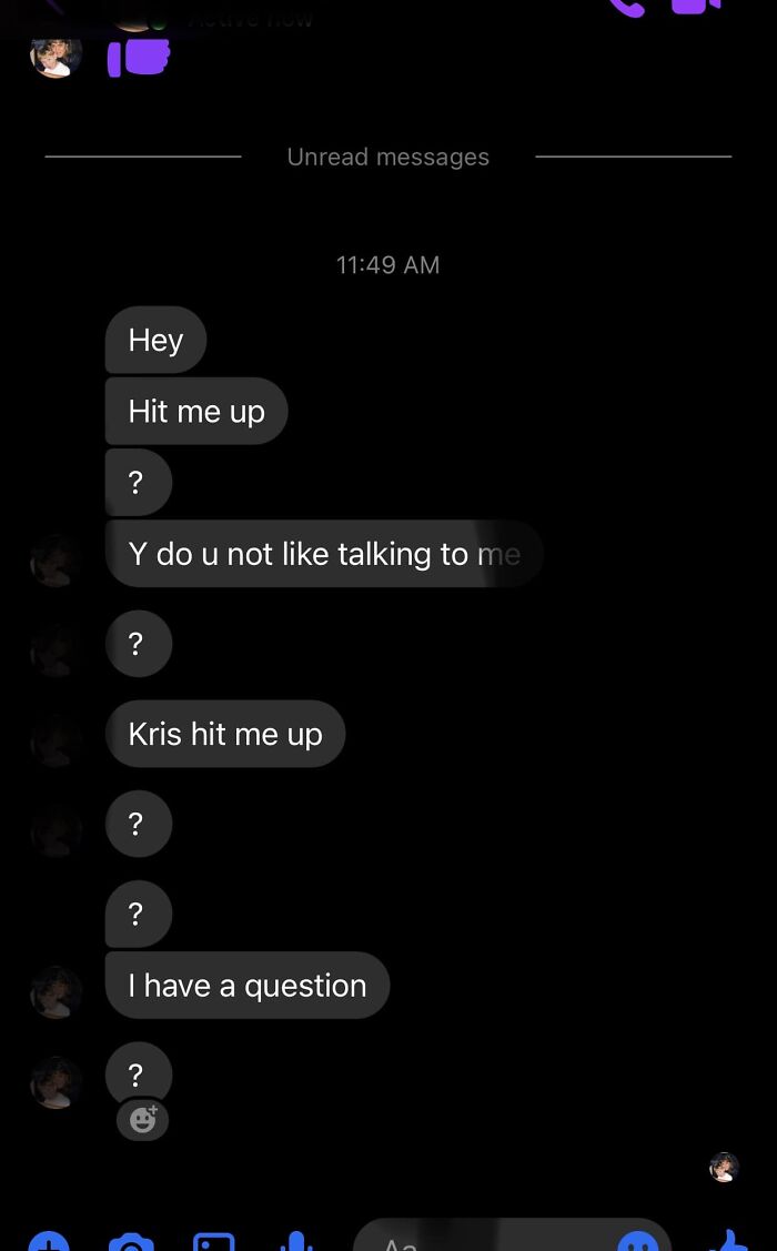 When Guys Just Can't Stop Chatting to Themselves in Your DMs