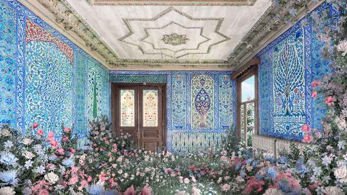 Check Out This Wild Art Show Where Nature Sneaks Into Old Buildings!