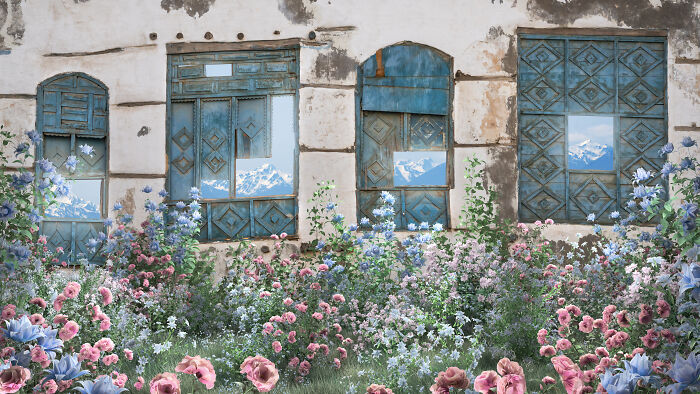 Check Out This Wild Art Show Where Nature Sneaks Into Old Buildings!