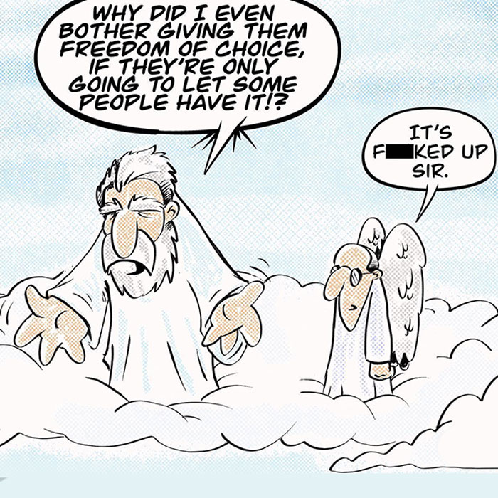 God and His Assistant’s Hilariously Awkward Hangouts: 20 Cartoon Snaps