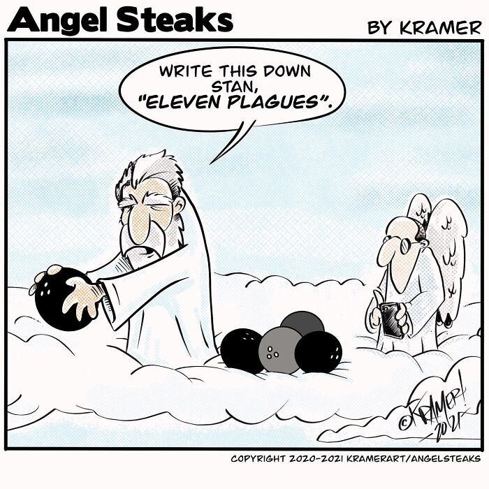 God and His Assistant's Hilariously Awkward Hangouts: 20 Cartoon Snaps