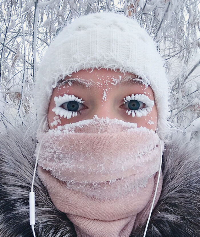 #23 Oymyakon, Russia (The Coldest Place to Freeze Your Eyelashes Off)