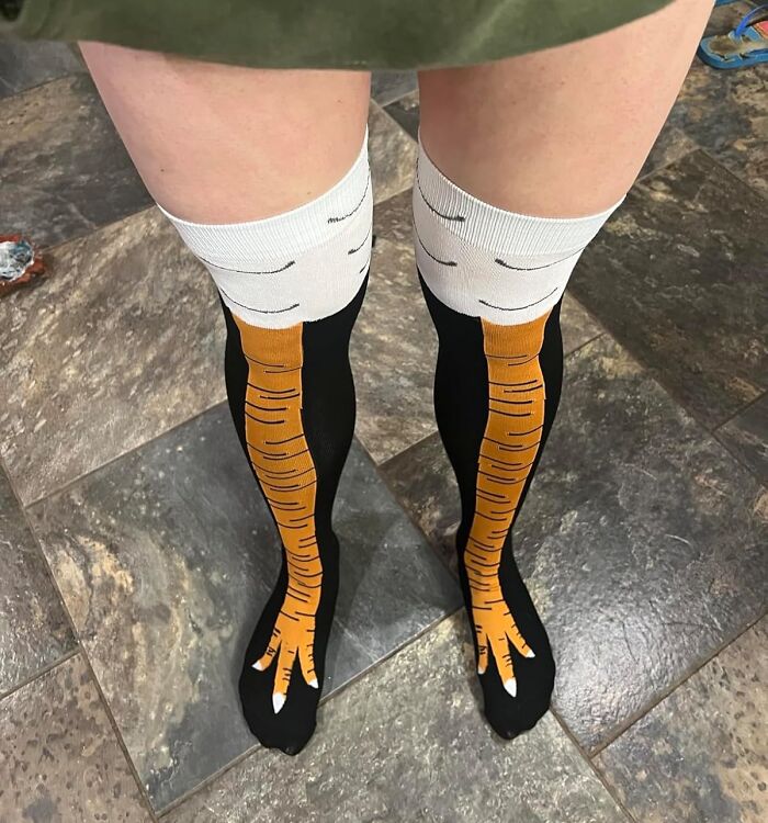 Chickenleg Socks That Will Have You Clucking From Head to Toe