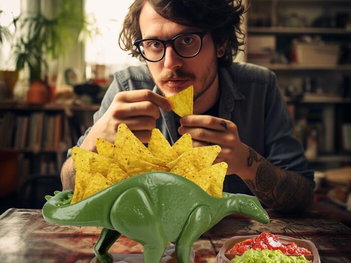 Nachosaurus: Because Your Nachos Deserve Jurassic Treatment