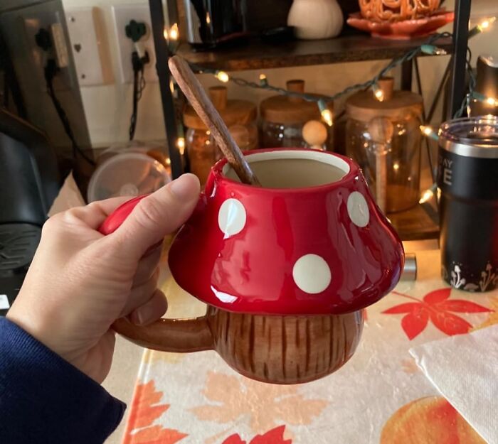 Mushroom Mug: For The Hobbit Who Loves Their Morning Brew