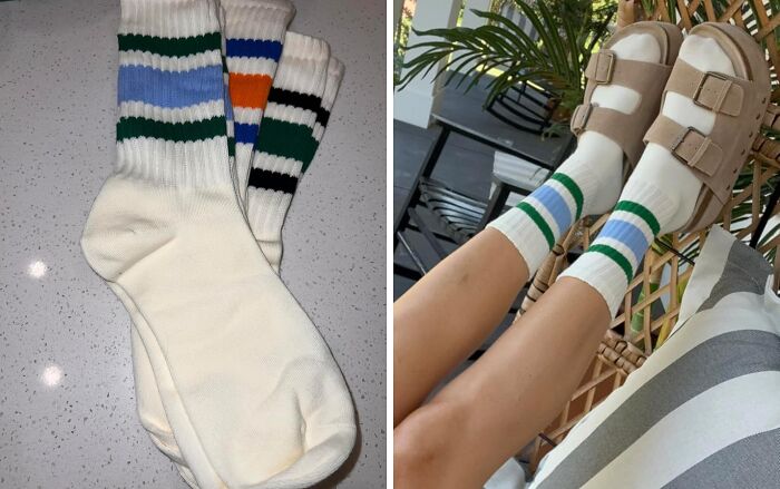 Rock Your Dad’s Gym Vibe With These Retro Crew Socks