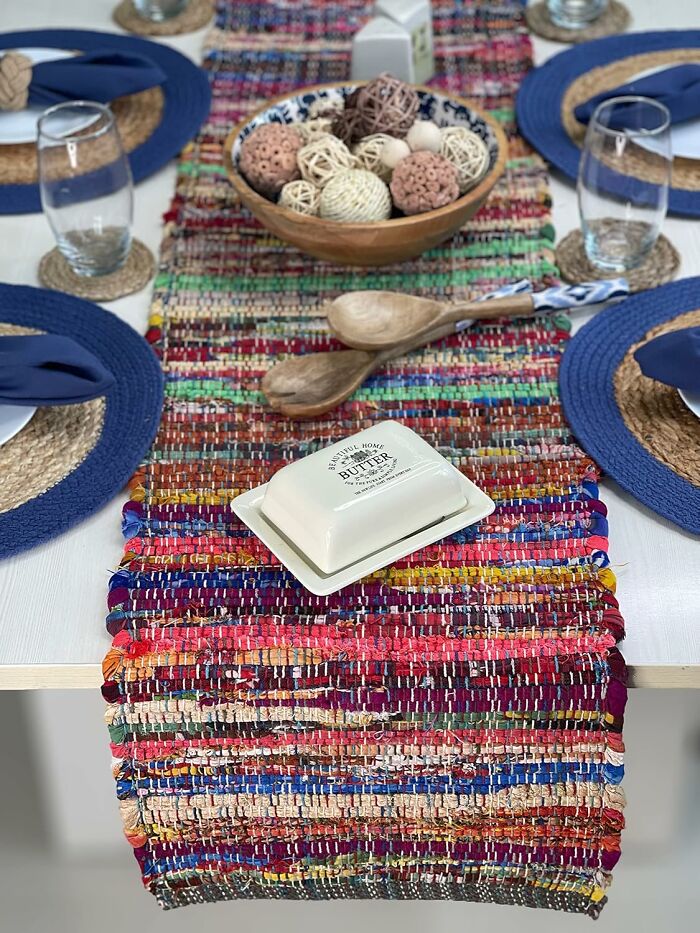 Chindi Runners: Made From Waste, Making Your Table Classier AND Keeping Trash Out of Landfills