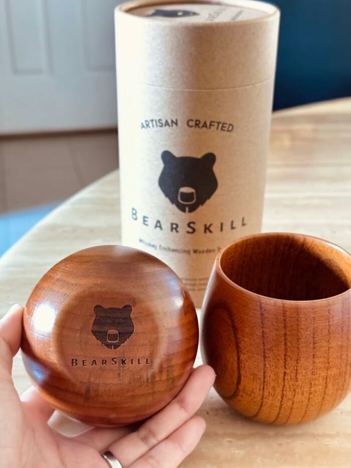 Feel Like a Fancy Lumberjack (Even If You’ve Never Held An Axe) With These Wooden Whiskey Tumblers