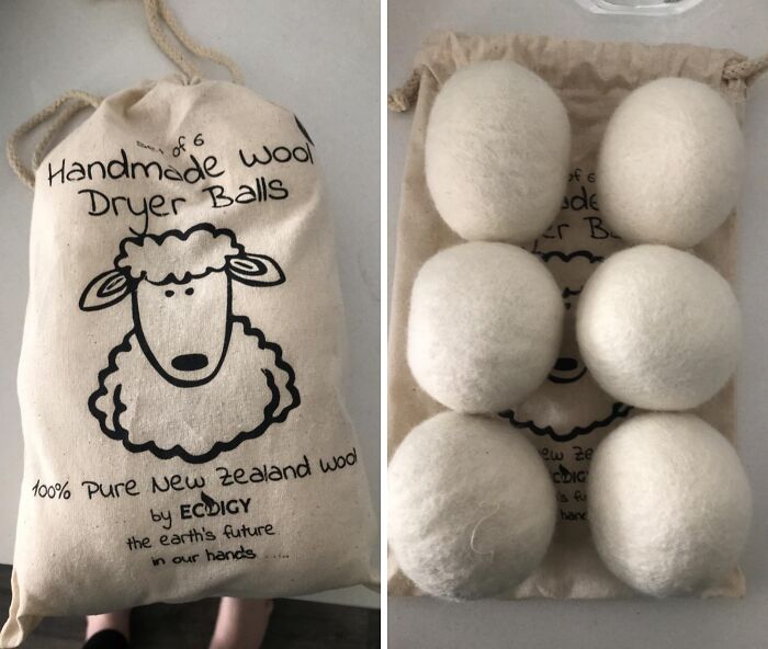 Ditch those Dryer Sheets! These Wool Dryer Balls Are Reusable, Chemical-Free & Super Gentle