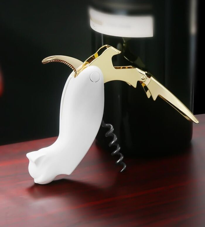 At Least Make It Fun When They Open The 10th Bottle Of Wine By Gifting Them A Cat Corkscrew