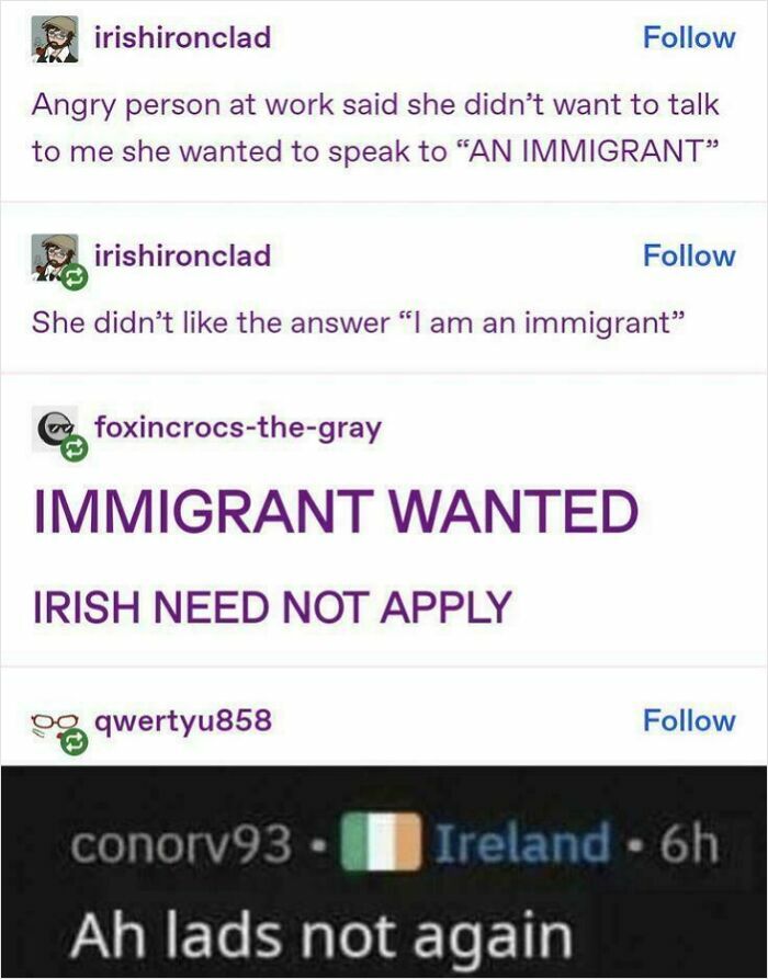 Sorry Irish People
