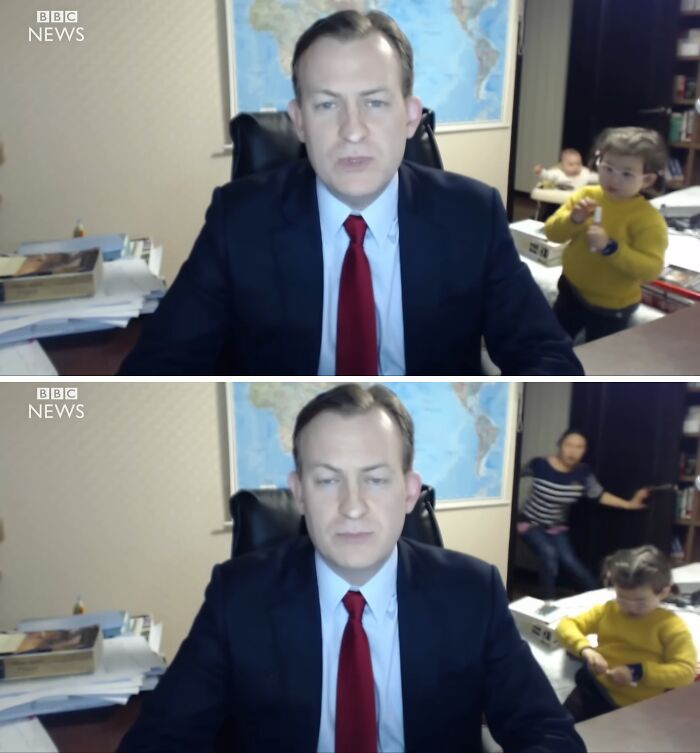 The BBC Interview Hijacked by Tiny Boss Kids