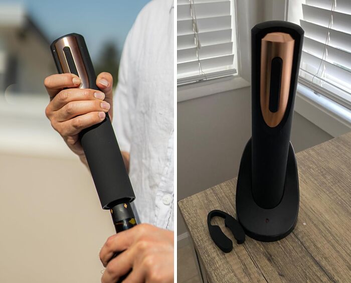 Turn Them Into A Wine Pro With This Rechargeable Electric Wine Opener