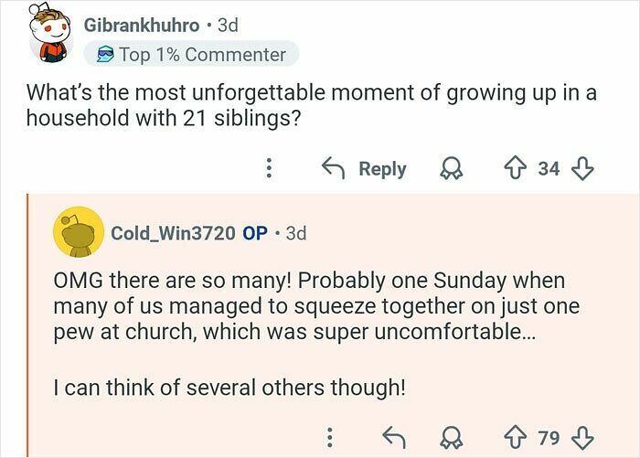 Wait, They Actually Have 22 Siblings?! One Guy Spills the Family Tea