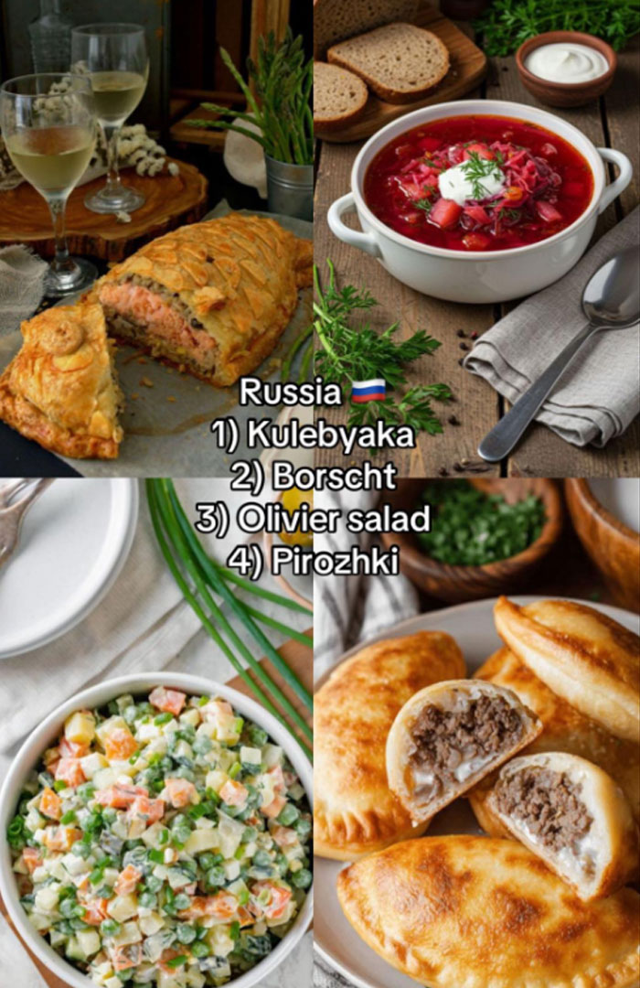 Russia: Big Meals and Russian Cheer