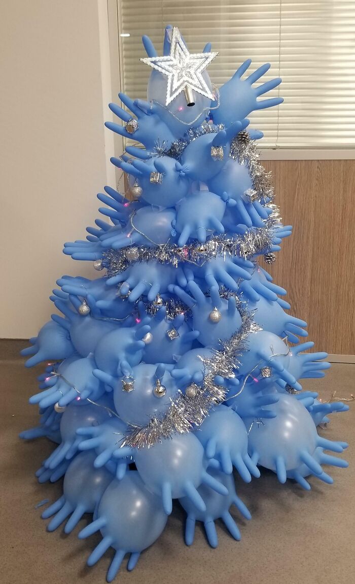 Our Hospital's Low-Budget But Super Cute Christmas Tree
