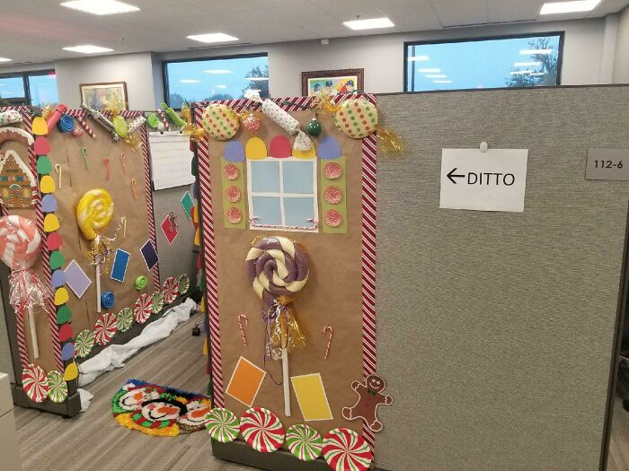 Mom’s Office Cubicle Contest Entry (And the Neighbor’s Too!)