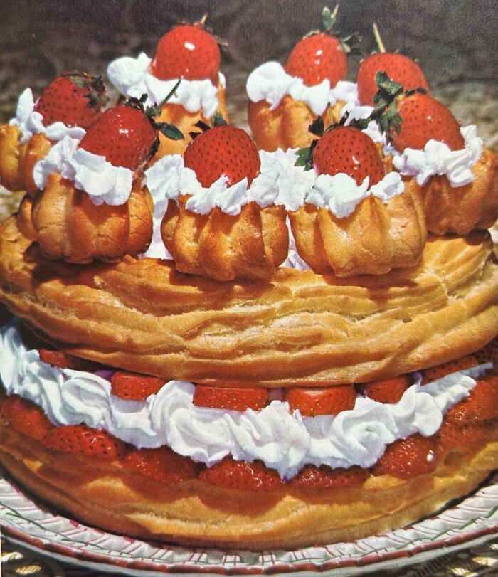 Strawberry Cream Puff Cake From 1972: The Dessert You Didn’t Know You Needed