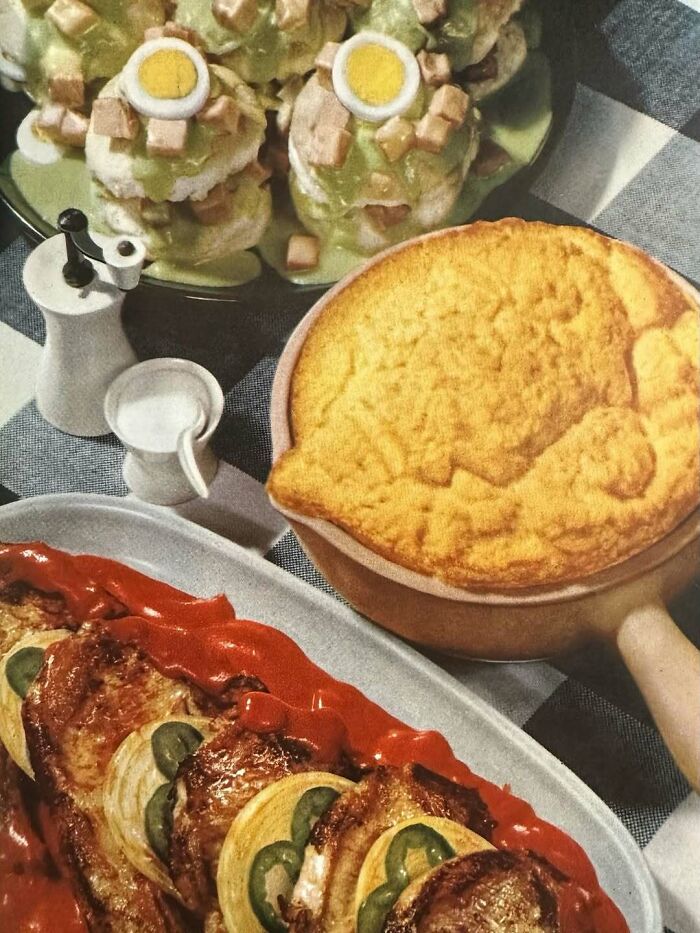 Party Trifecta: Ham-Asparagus Shortcake, Baked Chicken Puff, and Party-Going Pork Chops