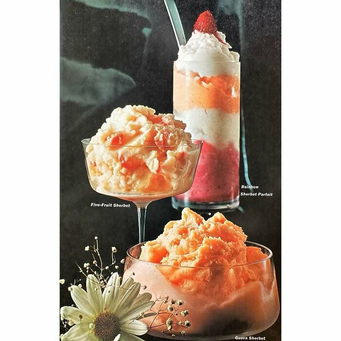 Sherbet Party! Five-Fruit, Rainbow, and Guava All Together, 1966