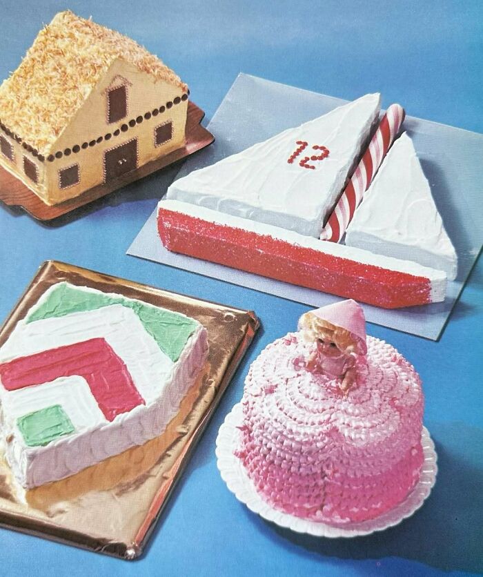 Hansel and Gretel’s House Cake, Sailboat Cake, Camelot Knight’s Cake, and Doll Cake: Party Level 9000