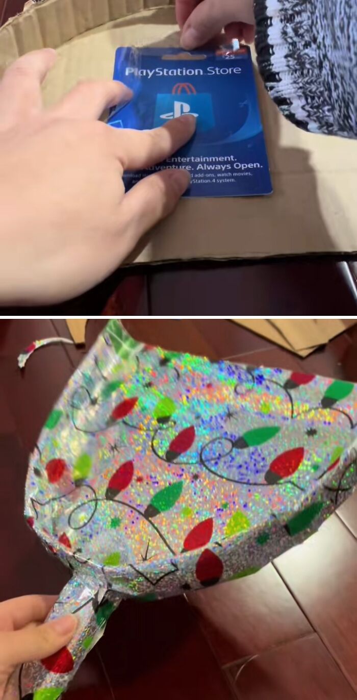 Easiest Gift Wrap I’ve Ever Done