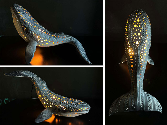 This Whale Lamp? Handmade Magic in Ceramic!
