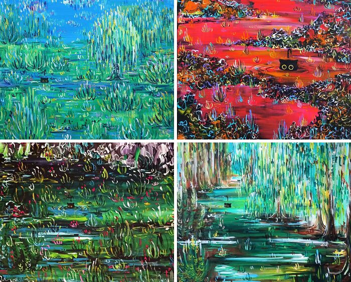 Latest Series: Acrylic Cats Take Over!