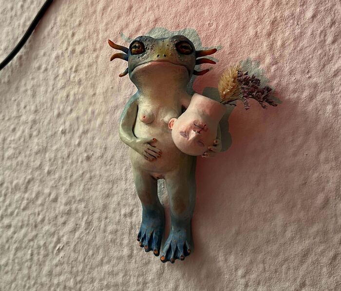 Made This Weird Little Wall Vase Thingy