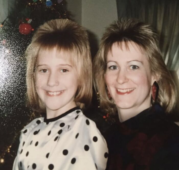 Matching Christmas Mullets with Mom—It’s a Thing