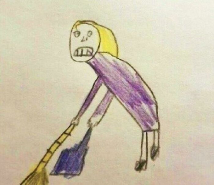 Homework Assignment: Draw Your Mommy. This Kid Nailed It... Or Not