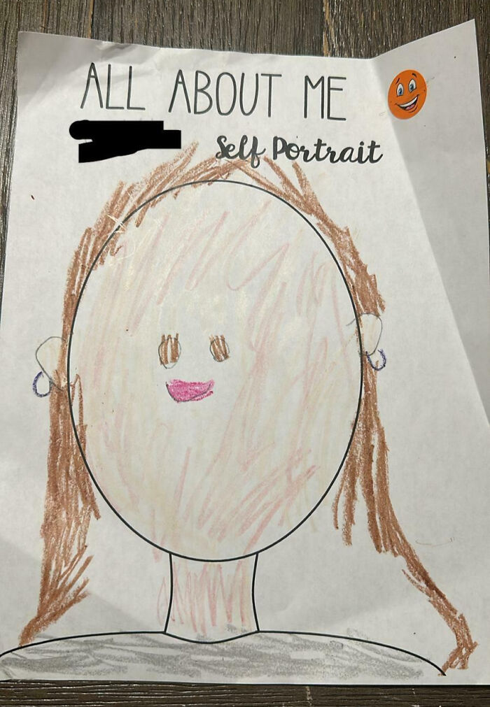 The 5-Year-Old Self-Portrait That’s 100% Honest