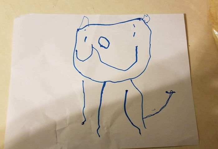My 3-Year-Old's Cat Drawing: Future Artist Alert!