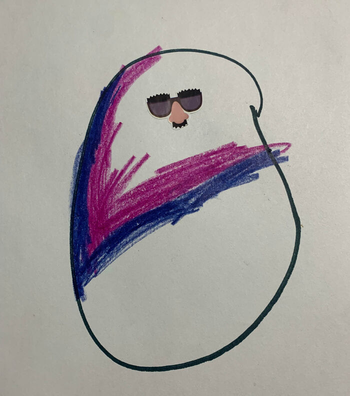 Daughter’s Ghost Drawing For Class Made Me Laugh So Hard!
