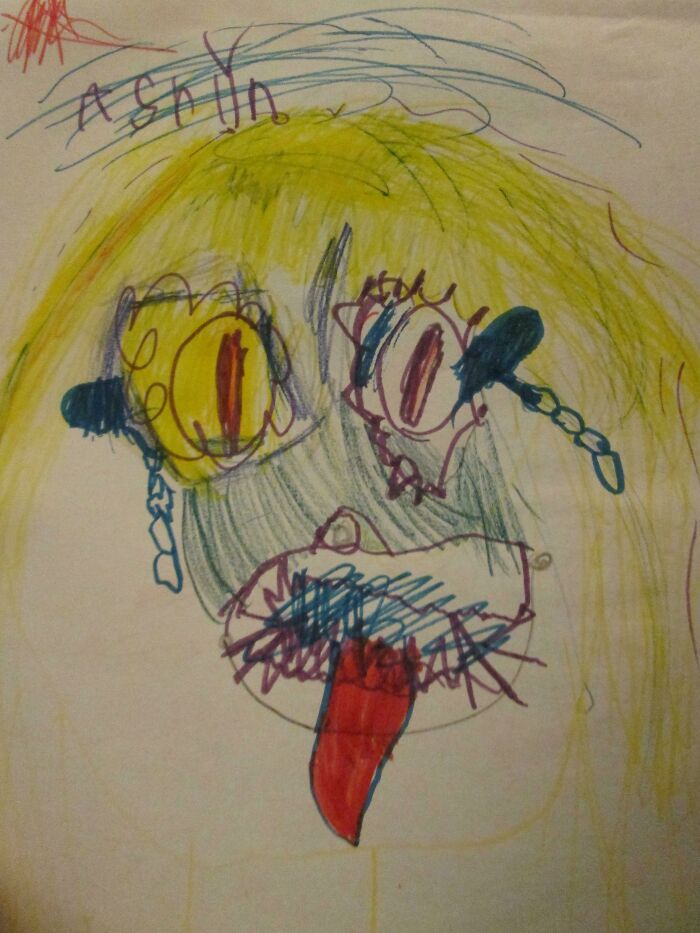 6-Year-Old's Drawing That Will Give You Nightmares