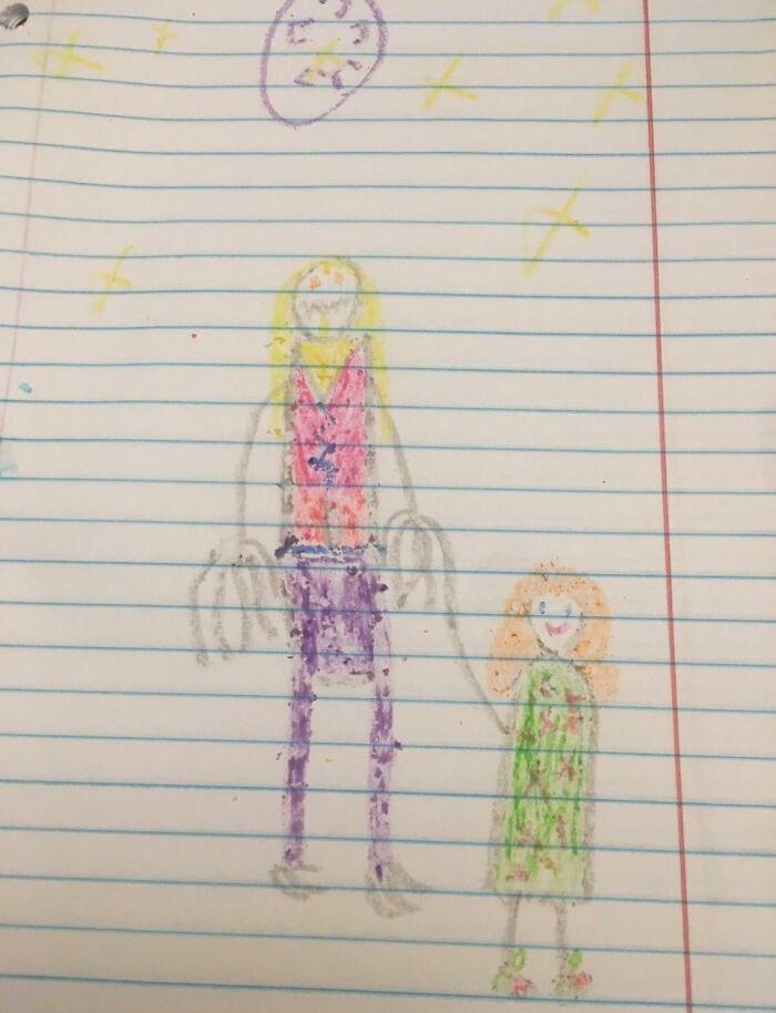 Daughter’s Drawing Of Her And Her Bestie: Priceless!