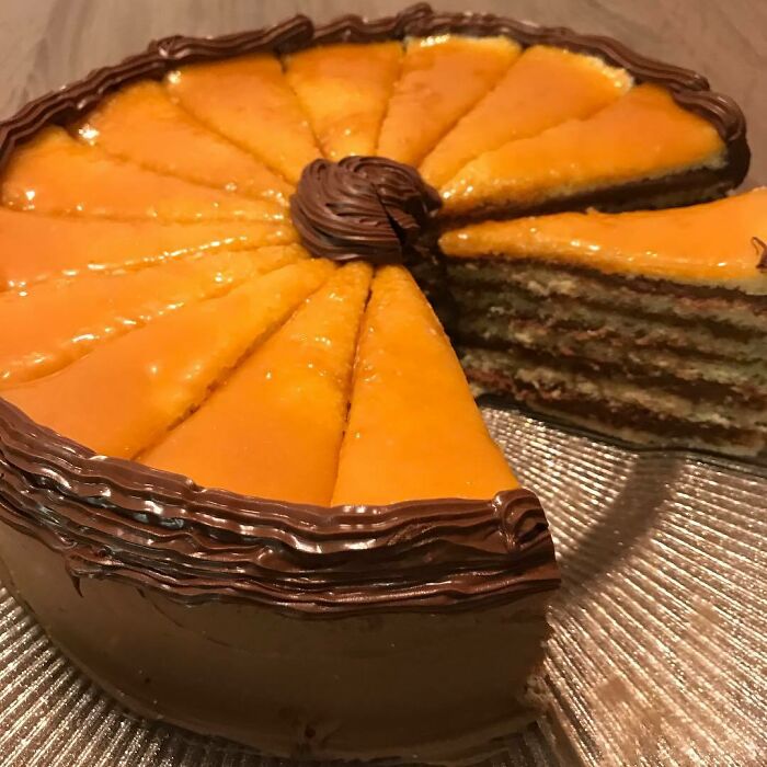 Dobos Cake - Hungary’s Layered Chocolate Dream