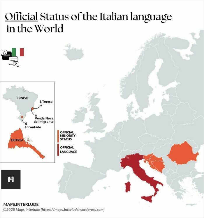 Where Does Italian Speak Officially Around The World?
