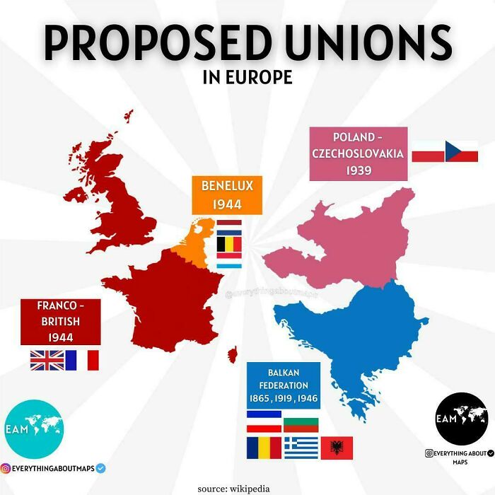 The Unions Europe Dreamed Of—Proposed But Not Done