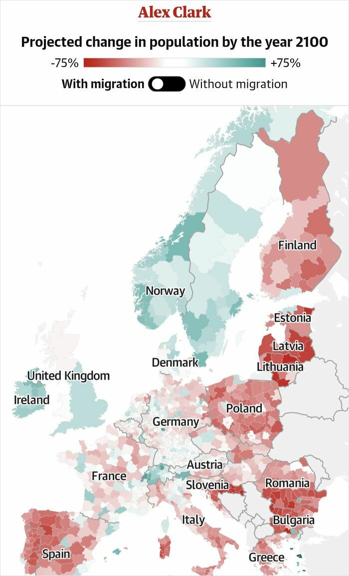 Population Changes Predicted—Who’s Going Up Or Down?