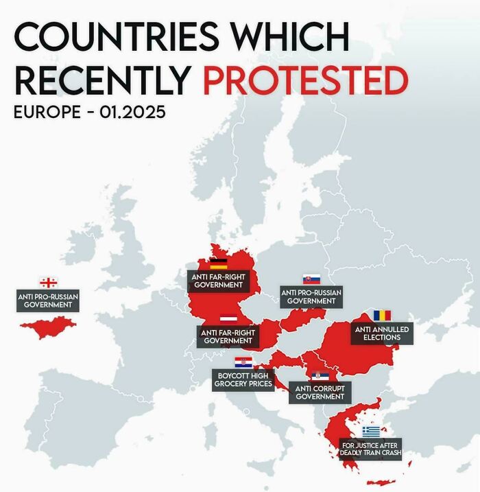 Countries That Recently Said "Enough!" and Protested