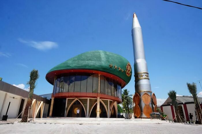 Weird Mosque Built By Indonesian Army (Yep, Really)